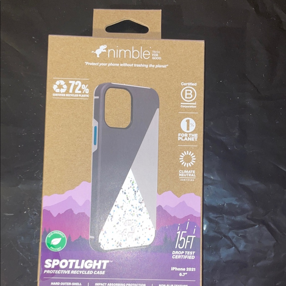Nimble Activewear Spotlight Case - Black and Gray